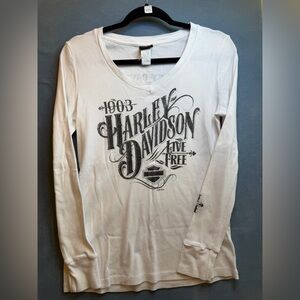 Harley-Davidson Aman Jordan White Tee